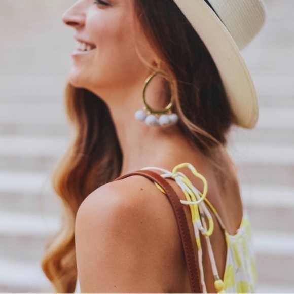 Mer + Lune Lemon Midi flowy ruffled Dress - Picture 4 of 14